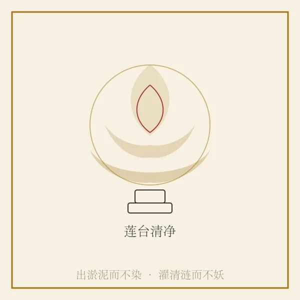 莲台与莲花纹样