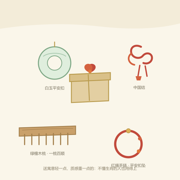 适合送礼的开运小件示意