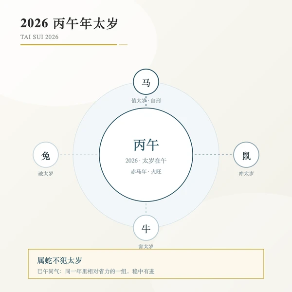 2026丙午年太岁与犯太岁生肖