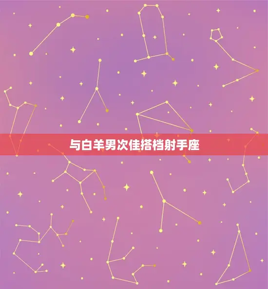 与白羊男次佳搭档射手座