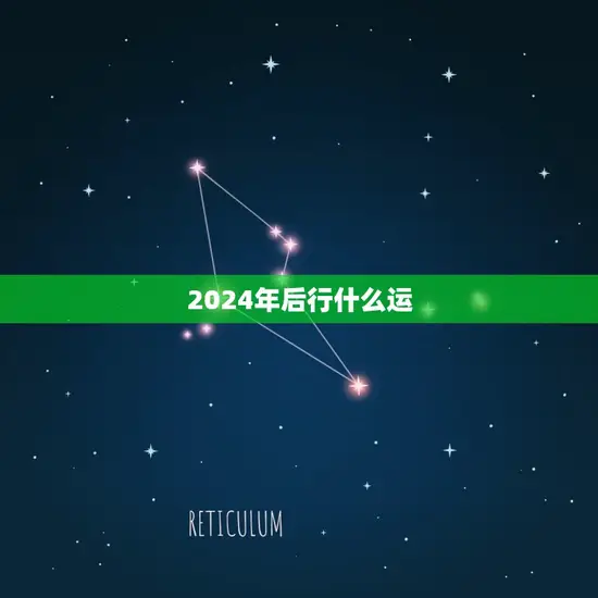 2024年后行什么运
