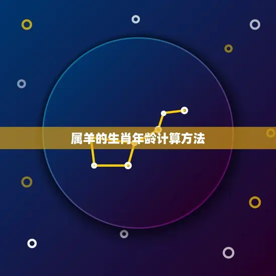 属羊的生肖年龄计算方法