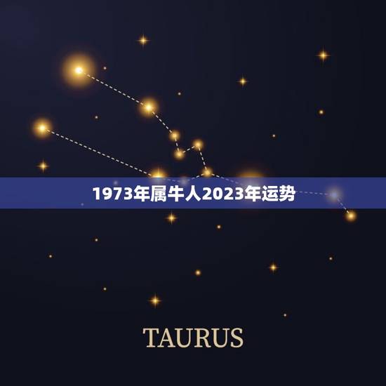 1973年属牛人2023年运势(牛转乾坤运势大翻身)