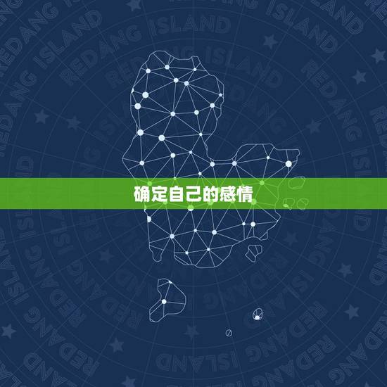 确定自己的感情