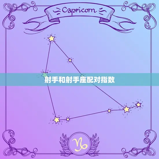 射手和射手座配对指数
