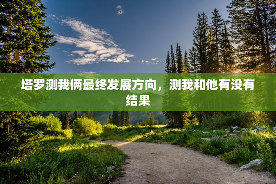 塔罗测我俩最终发展方向，测我和他有没有结果