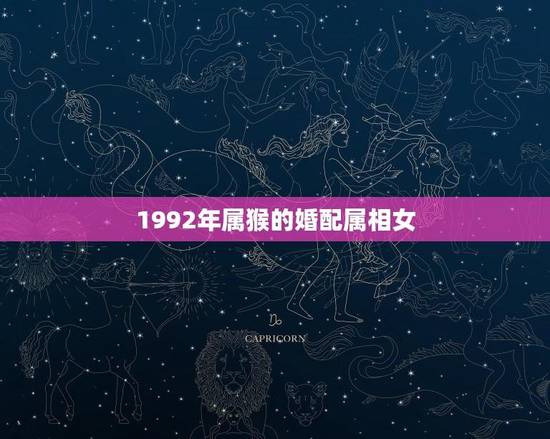 1992年属猴的婚配属相女(如何选择最适合的伴侣)
