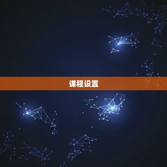 课程设置
