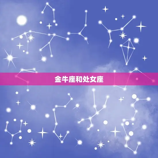 金牛座和处女座