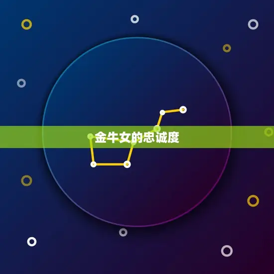金牛女的忠诚度