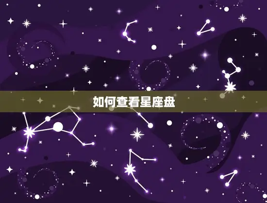 如何查看星座盘