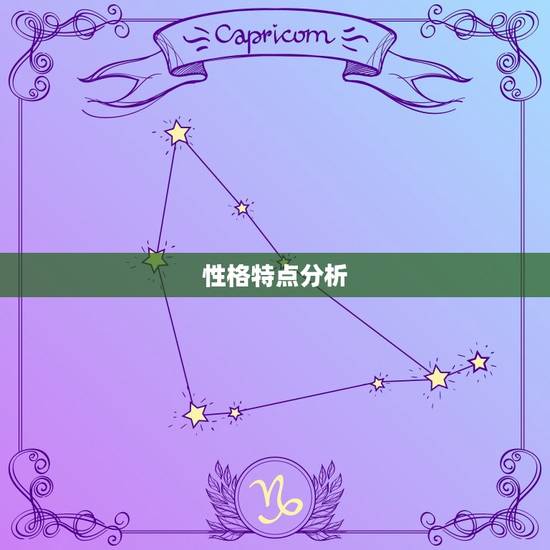 性格特点分析