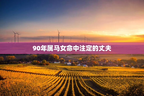 90年属马女命中注定的丈夫，90年属马女旺夫吗