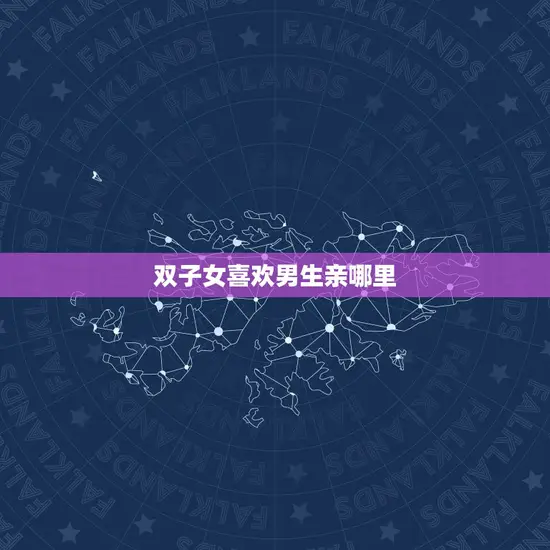 双子女喜欢男生亲哪里