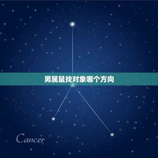 男属鼠找对象哪个方向