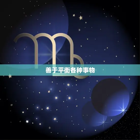 善于平衡各种事物