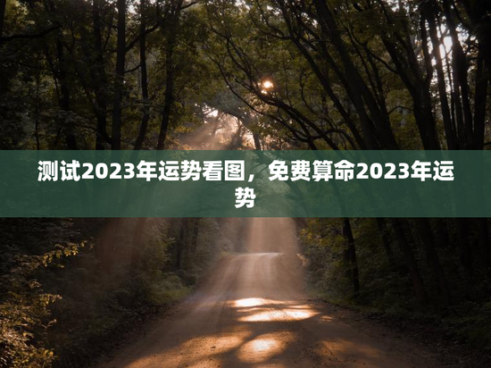 测试2023年运势看图，免费算命2023年运势