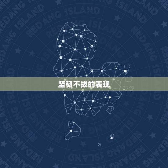 坚韧不拔的表现