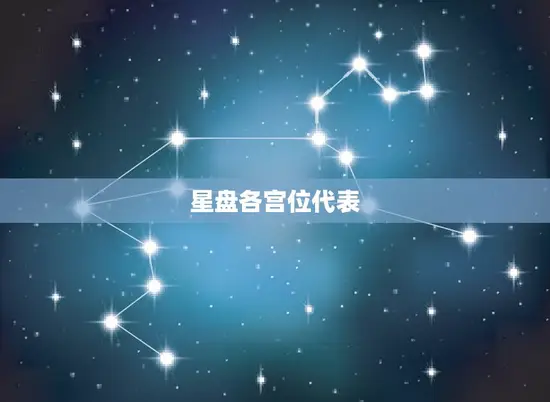 星盘各宫位代表