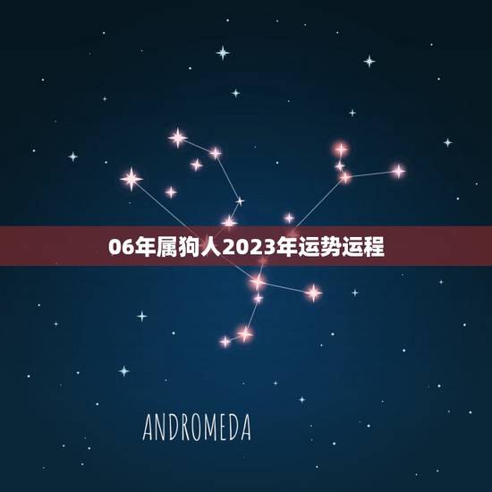 06年属狗人2023年运势运程(喜迎财运事业顺风顺水)
