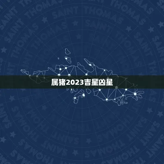 属猪2023吉星凶星
