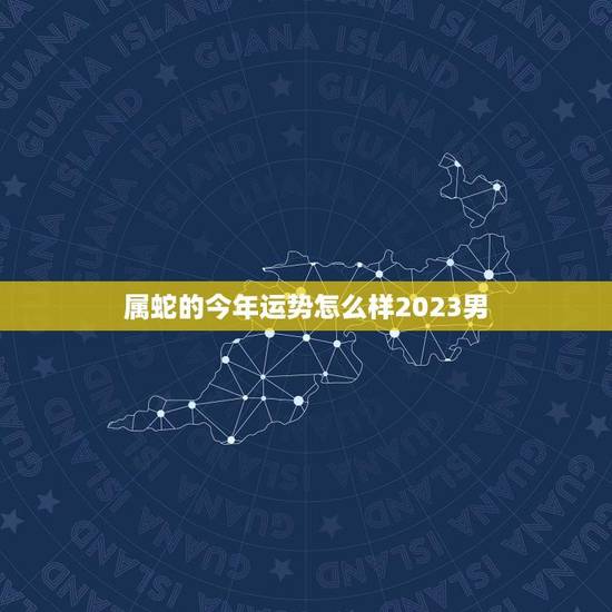 属蛇的今年运势怎么样2023男(2023年运势大介绍)