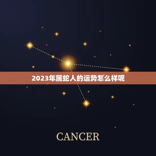 2023年属蛇人的运势怎么样呢(解读蛇年运势预测未来发展)