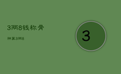 3两8钱，称骨神算3两8
