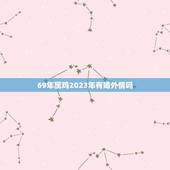 69年属鸡2023年有婚外情吗(星象介绍婚姻危机还是平安无事)