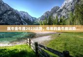 属牛金牛座2023运势，牛年的金牛座运势