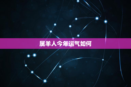 属羊人今年运气如何：事业顺风顺水，爱情波澜起伏