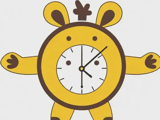 十二生肖钟表简笔画教程：5步画出萌趣生肖表