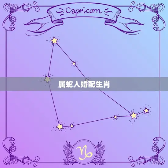 属蛇人婚配生肖