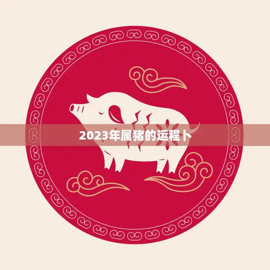 2023年属猪的运程卜(猪年大吉财运亨通)