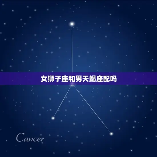 女狮子座和男天蝎座配吗