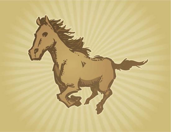 1978年属马的吉祥物(马蹄铁传承中华文化的象征)