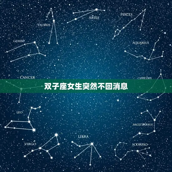 双子座女生突然不回消息