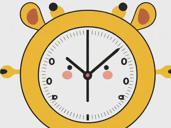 十二生肖钟表简笔画教程：5步画出萌趣生肖表