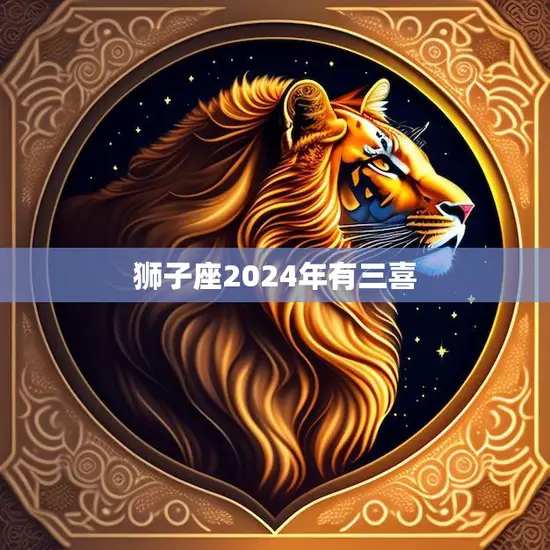 狮子座2024年有三喜(星象预测财运、感情、事业齐飞) 狮子座2024年有三喜(星象预测财运、感情、事业齐飞)