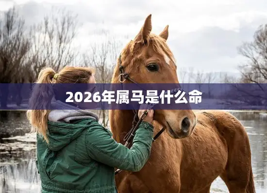 2026年属马是什么命(马上好运)