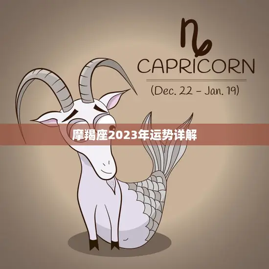 摩羯座2023年运势详解(事业财运双丰收)