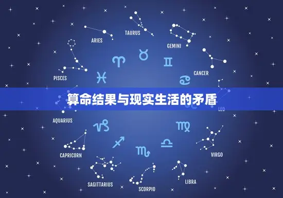 算命结果与现实生活的矛盾