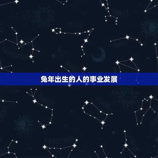 兔年出生的人的事业发展 兔年出生的人的事业发展