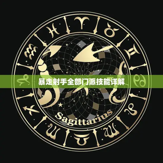 暴走射手全部门派技能详解(门派技能大揭秘)