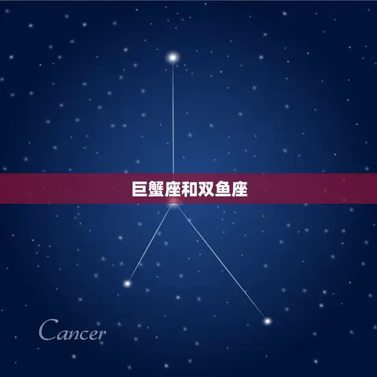巨蟹座和双鱼座