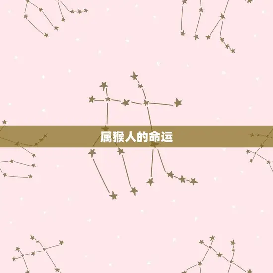 属猴人的命运 属猴人的命运