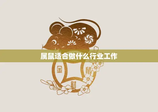 属鼠适合做什么行业工作(职场攻略)