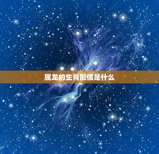 属龙的生肖配偶是什么