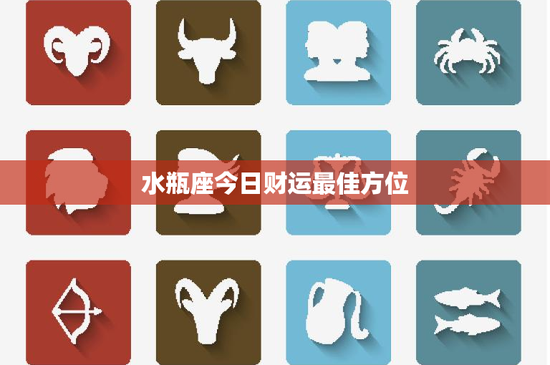 水瓶座今日财运最佳方位：射手座第二宫最佳位置，东南方风水助财富腾飞