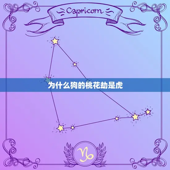 为什么狗的桃花劫是虎